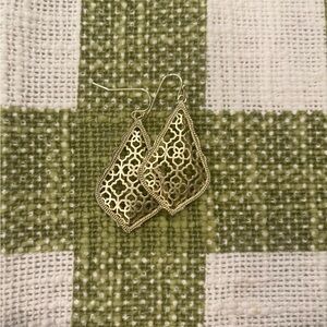 Kendra Scott Jewelry | Kendra Scott Adair Earrings | Color: Gold